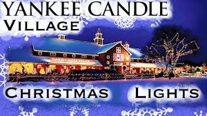 Yankee Candle Village Christmas Lights Flagship Store 2016 The Candle Enthusiast Vlog Youtube