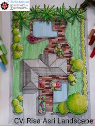 Jasa Tukang Taman Jakarta Pembuatan Garden Landscape Arsitek Lanskap Gambar Arsitektur Desain Desain Lanskap