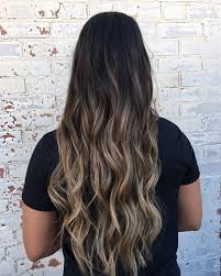 Dark Hair Brown Hair Blonde Highlights Balayage Ombre Long Hair Loose Waves Haircut Long Hair Styles Balayage Hair Blonde Long Dark Hair