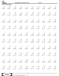Free 4th grade multiply in columns worksheets including one and two digits multiplied by up to 4 digits. Multiplication Worksheets Free Distance Learning Worksheets And More Commoncoresheets