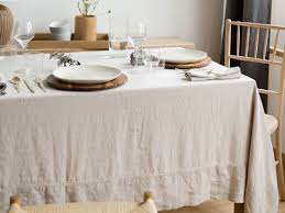 Natural 100 Linen Tablecloth Washed Flax Linen Table Cloth Table Covers Table Cloth Linen Tablecloth