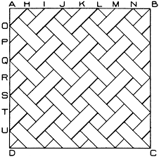 Weave Pattern Exercise Divide A D And A B Into 8 Equal Parts And Through The Points O P Q H I J Fabric Manipulation Techniques Weaving Patterns Weaving