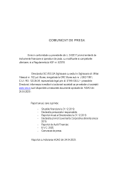 Media anuala 2009 2010 2011 cifra de afaceri anuala la 31 decembrie (echivalent euro). Http Www Bvb Ro Infocont Infocont20 Vesy 20200427211255 Aa Pdf