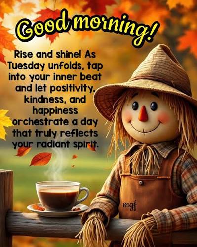 Have a wonderful Tuesday Morning