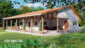 Fachadas de casas de campo con corredores. Descargar Planos De Una Casa De Campo Con 3 Dormitorios