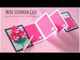 If your youtube channel is one of the top 100 card making youtube channels, you have the honour of displaying the following badge on your site. Mini Scrapbook Card Diy Photo Album Easy Accordion Card Greeting Card Making Tutorial Youtube Accordion Cards Photo Album Diy Scrapbook Cards