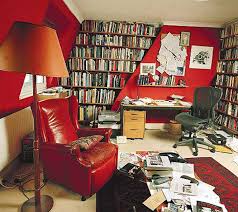 A Peek Inside The Libraries Of Famous Writers Library Bookshelves Home Library Home Libraries