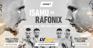 The latest tweets from fame mma uk (@famemmauk). Isamu Vs Rafonix Fame Mma 5 Wyniki Na Zywo