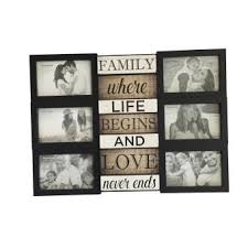 Notre vaste gamme de cadres muraux pour photos vous offre des tas de façons de mettre en valeur tous vos clichés. Cadre Photo Pele Mele Mural Decor Family Capacite 6 Photos Noir Cadre Photo Achat Prix Fnac