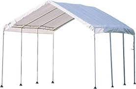 Shelterlogic Maxap 10 X 20 Canopy Series Compact Outdoor Easy To Assemble Steel Metal Frame Canopy With 50 Upf Sun Protection Car Canopy Canopy Steel Metal