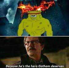 Because he can take it, because he's not a hero. Batman 10 Hilarious The Hero We Deserve Memes Cbr