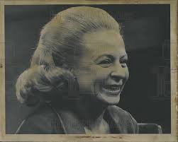 1974 Press Photo Wife of US Attorney General, Mrs. Martha Mitchell