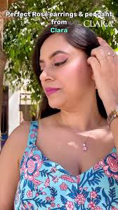 Discover the magic of our designs and let your style speak volumes.,  @travelexceptionally is absolutely slaying in our beautiful pendant!!,  #clarajewels , ., ., #clarasilver #influencer #collab ...