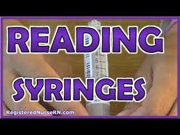 How To Read A Syringe 3 Ml 1 Ml Insulin 5 Ml Cc Reading A Syringe Plunger