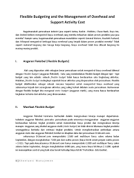 Tips to help you budget like a pro. Flexible Budgeting And The Management Of Overhead