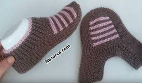 Schritt Schritt Offener Boot Weg Orgu Bootweg Orgu Schrittschrittoffener Hausschuhe Stricken Socken Stricken Anfanger Socken Stricken