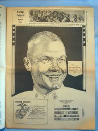 Vintage 1962 Boston Record American Newspaper John Glenn U.S Hails Feat