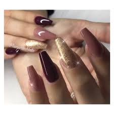 Fall Colors Nail Fashion Coffin Nails Coffin Nails Designs Fall Acrylic Nails Nails