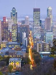 Canada Quebec Montreal Downtown From Mount Royal Park Or Parc Du Mont Royal Photographic Print Alan Copson Art Com Montreal Canada Quebec Canada Travel