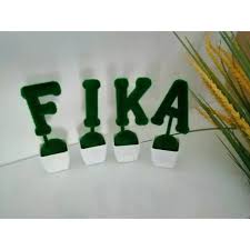 Dihalaman ini anda akan melihat gambar logo huruf a keren yang apik! Custom Nama Pajangan Huruf U Z Sekilo 24pcs Tanaman Artifisial Shopee Indonesia