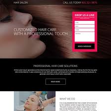 Clean And User Friendly Lead Capturing Hair Care Landing Page Designs Landing Page Design Landing Page Page Design