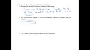 Rewrite the expression as a number sentence with decimal factors. Grade 5 Engageny Eureka Math Module 4 Lesson 4 Word Problems Youtube