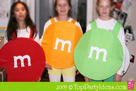 Easy Halloween Costume M M Candy Easy Halloween Costumes Homemade Halloween Costumes Candy Costumes