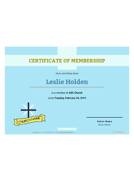 Your chances of getting the most wanted job will surely be increased if you have a specialized certificate. Church Membership Certificate Pdf Templates Jotform