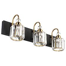 You can now remove the front plate. Buy Ralbay Modern Black Bathroom Vanity Lights 3 Lights Modern Crystal Vanity Lighting Fixtures Modern Crystal Vanity Lights For Bathroom Online In Indonesia B08nb3fg3w