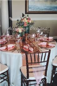 Rose Gold Sequin Linens Tablecloth Runner Overlay Wedding Event Party Anniversary Shower Bridal Rose Gold Centerpiece Gold Wedding Centerpieces Rose Gold Table