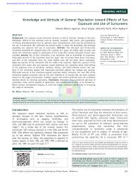 4.8 из 5 звездоч., исходя из 219 оценки(ок) товара(219). Pdf Knowledge And Attitude Of General Population Toward Effects Of Sun Exposure And Use Of Sunscreens