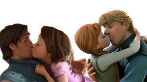 Maybe you would like to learn more about one of these? Disney Princess Kiss Anna Rapunzel Jasmine Frozen Tangled Disney Princess Kiss Frozen And Tangled Funny Dog Videos