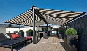 Retractable awnings retract or unfurl in less than a minute by hand or automatically via remote control, wall switch, smartphone, tablet, timer or key switch. Types Of Awning Awning Buyer S Guide Roche Awnings