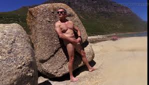 Exposing myself at the beach