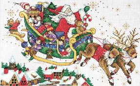 Maybe you would like to learn more about one of these? Design Works Santa S Sleigh Cross Stitch Counted Cross Stitch Kits Counted Cross Stitch