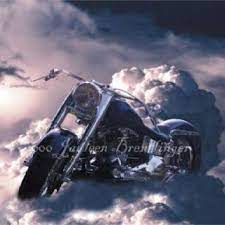 Ride In The Clouds Motorcycle Art Biker Art Custom Paint Motorcycle