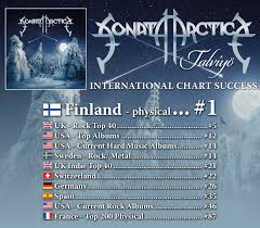 Sonata Arctica Enter Worldwide Charts Nuclear Blast