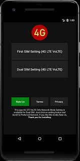 What we are doing here is simply downgrading the oneplus logkit apk to the oneplus 7 version. 4g Only Network Mode Lte Volte Dual Sim Setting For Android Apk Download