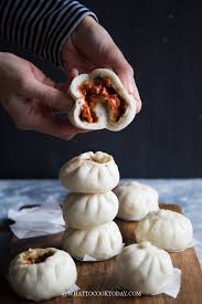 How To Make Bao Dough Recipe Pork Buns Steamed Pork Buns Food
