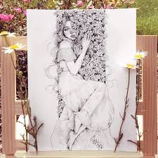 I Ve Wanted To Draw Alishanesvat And Her Eyebrows For The Longest Time I Don T Think I Could Possibly Do Those Beauties Art Poster Wall Art Cool Art Drawings