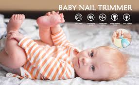 Amazon Com Baby Nail Trimmer Upgraded Safe Electric Baby Nail Clipper Baby Nail File With Led Light For Newborn Toddler Kids Toes And Fingernails Care Polish Trim Blue Blue