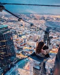 Skyspace Los Angeles Reizen Vakantie Foto Droom Vakanties
