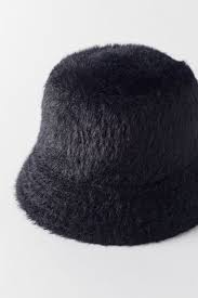 Uo Gia Bucket Hat Hats Fuzzy Hat Fuzzy Bucket Hat