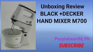If you need further assistance, i'd be happy to help! Unboxing Review Black Decker Hand Mixer M700 Purpleheartnj Ph Youtube