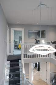 Outdoor staircase, contemporary house exterior, alps villa in italy, design by outdoor stairs and entryway design in one style emphasize the elegance of the house. Entrance Hall Stairs And Landing Modern Eingang Dublin Von Aspire Design Houzz