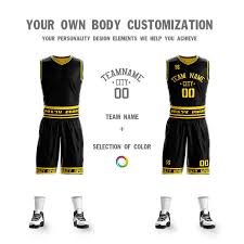 Custom Diy Basketball Jerseys Set Uniforms Kits Mens Child Reversible Basketball Shirts Shorts Clothes Double Side Sportswear Basketball Set Aliexpress