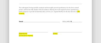 The selection of construction project contractors:it is problematical to select a suitable contractor. Easy To Use Construction Bid Template Free Downloadable Bigrentz