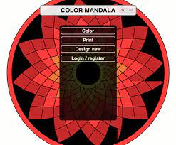 Take a deep breath and relax with these free mandala coloring pages just for the adults. Mandala Monday Color Online With Colormandala Com Artwork By Atmara Mandala Color Mandala Coloring