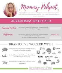 A rate card is a document containing prices and descriptions for the various ad placement options available from a service sector such as a media outlet. Design Your Blogger Rate Card Social Media Writing Blog Tips Blogging Mistakes