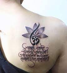 Sanskrit wrist tattoo for hope, faith and courage. 20 Best Sanskrit Tattoo Designs Fashiondioxide